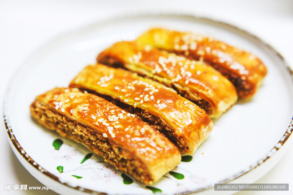 香酥芝麻鸭卷