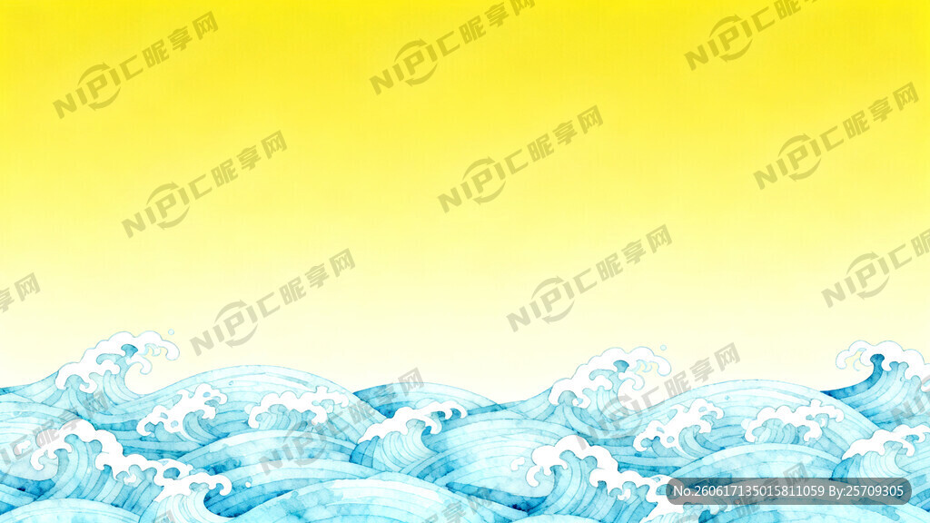 上半区域纯渐变亮黄色纯色背景