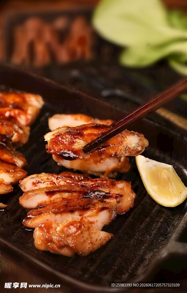 熏鸡肉