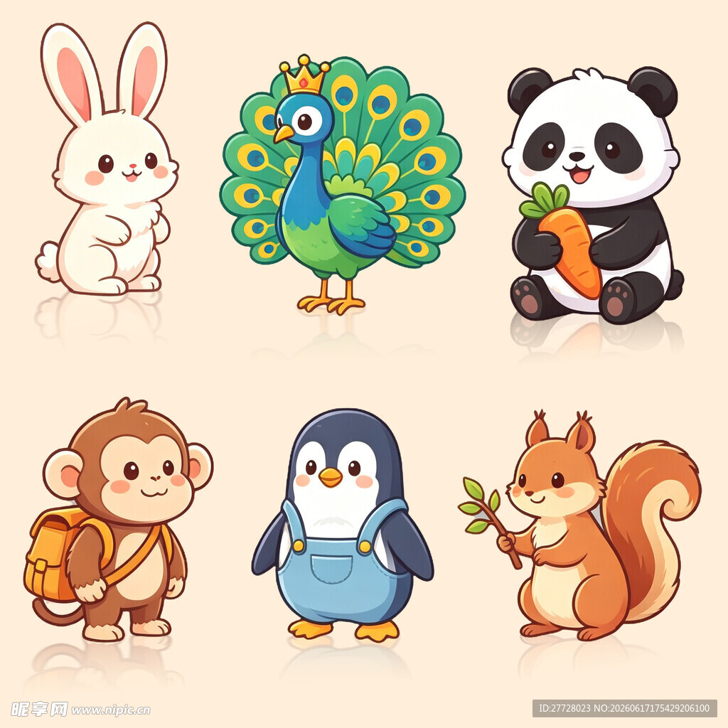可爱动物集合