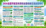 2026全国节能环保宣传展板