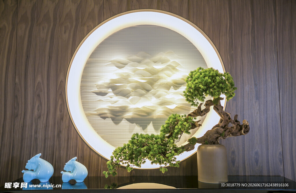 中式盆景营造雅致氛围