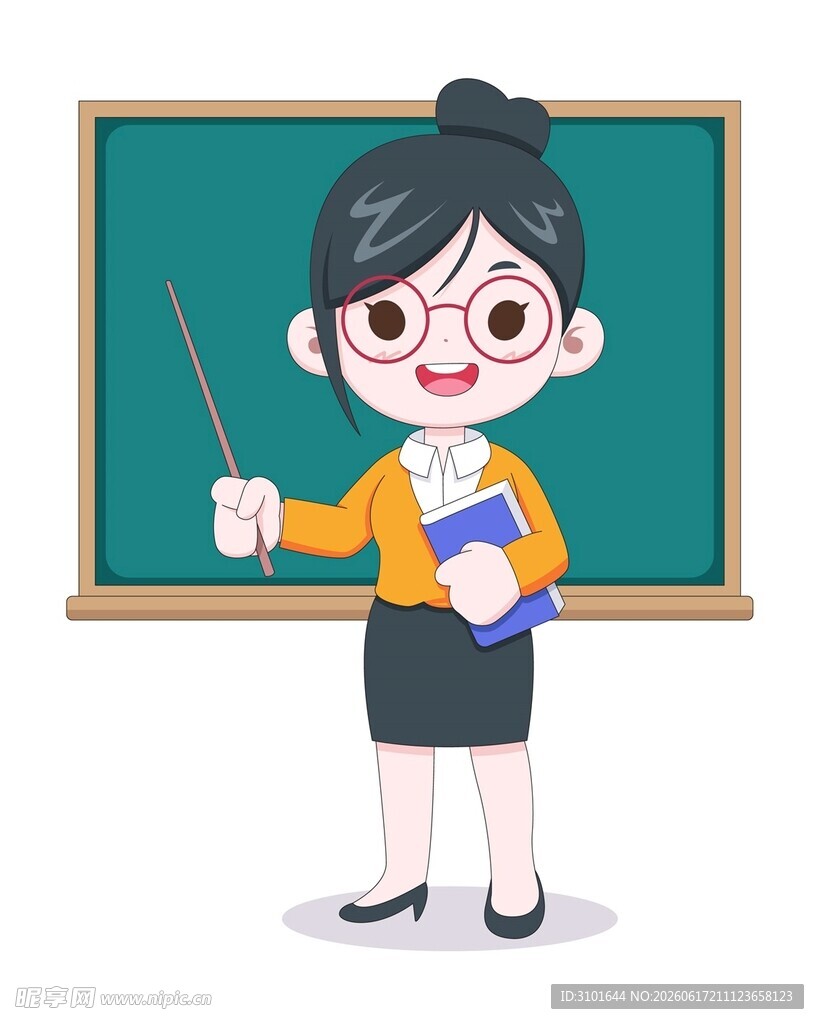 女老师卡通