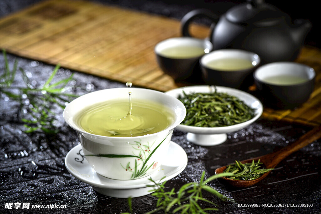 中式茶饮清新雅致茶具