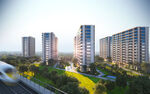 现代都市高层住宅景观