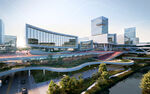 现代城市景观建筑群