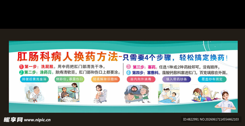 肛肠医院宣传海报