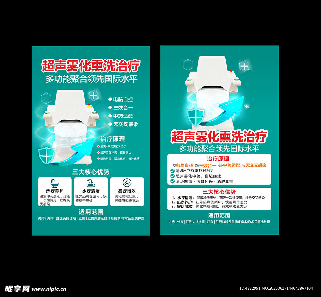 肛肠海报设计模板