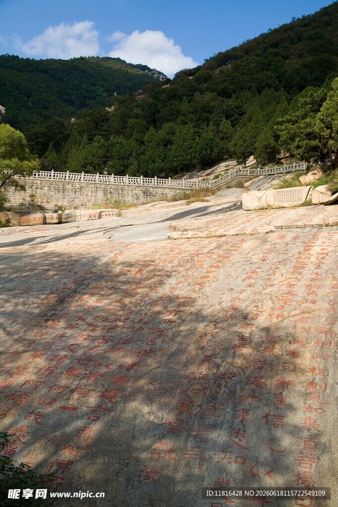 山间开阔地光影斑驳美