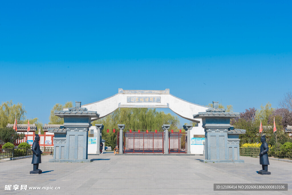 中式大门建筑景观