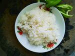 一盘家常白米饭