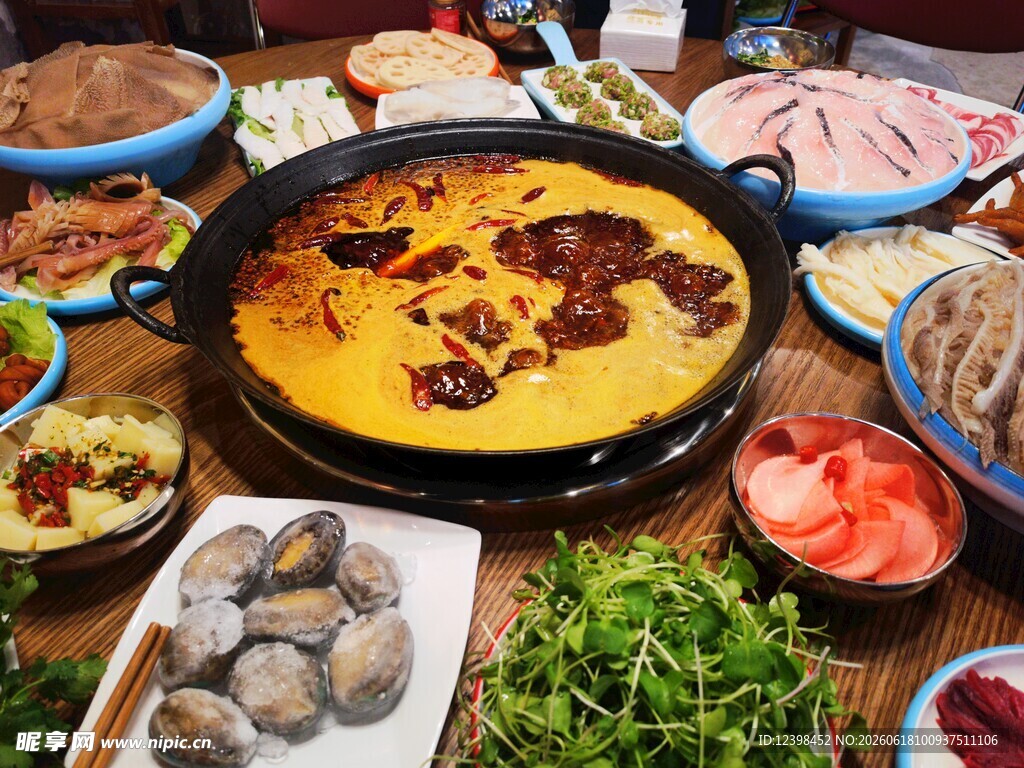 丰盛火锅食材大集合