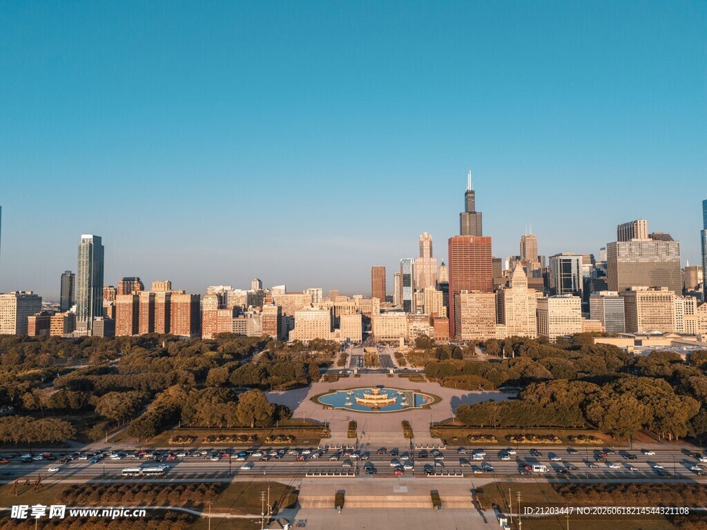 纽约城市景观俯瞰