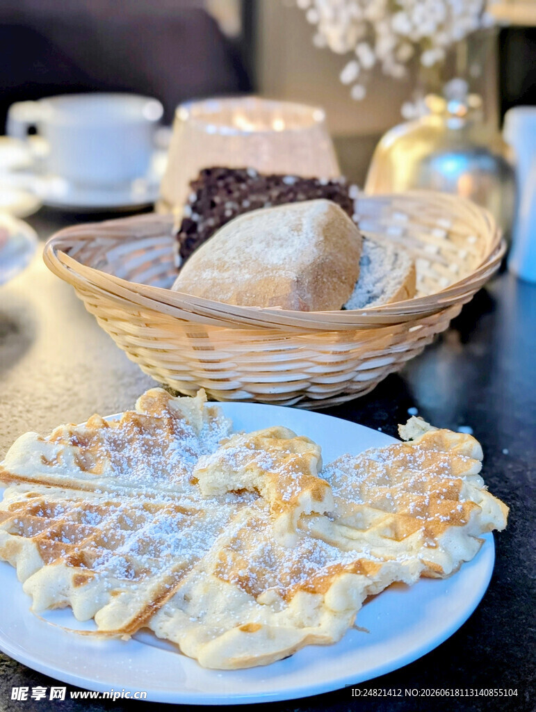 美味早餐摆盘