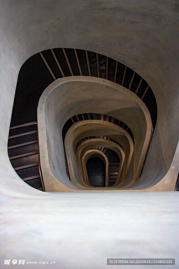 独特螺旋楼梯建筑景观
