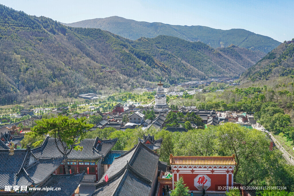 山间古村美景