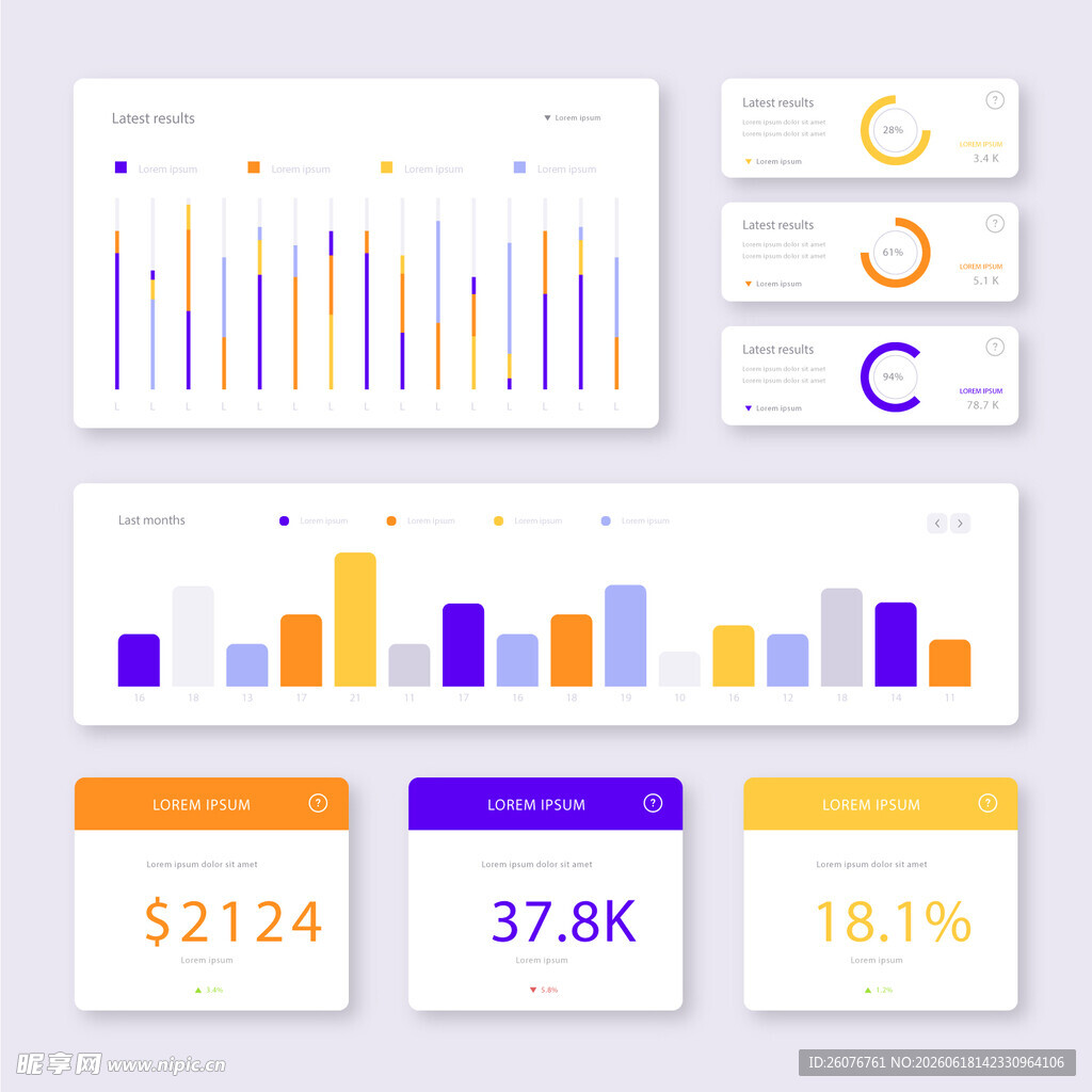 多彩数据图表展示