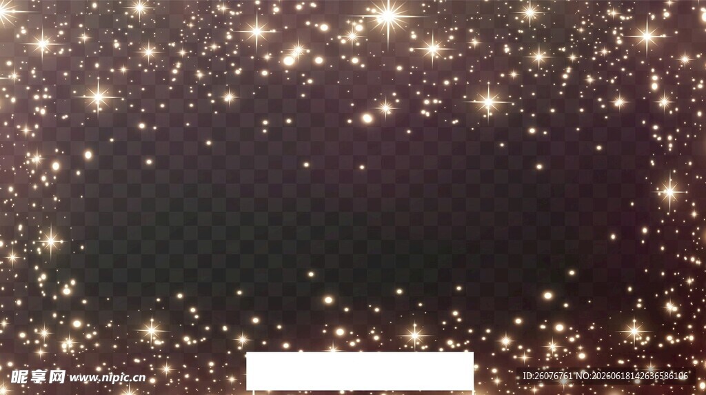 金色闪耀星空背景图