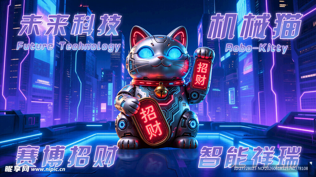 酷炫智能机械猫