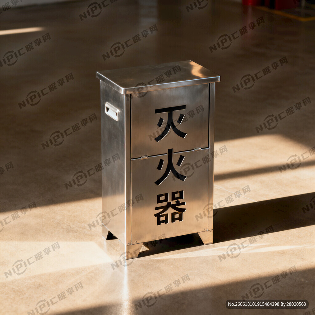灭火器箱镂空字