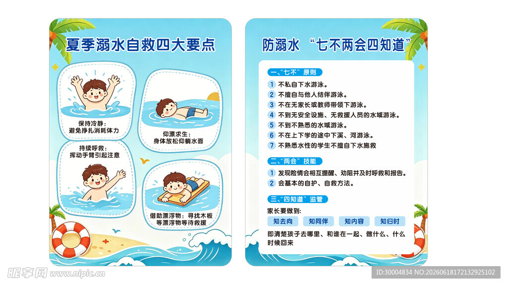 儿童夏季防溺水