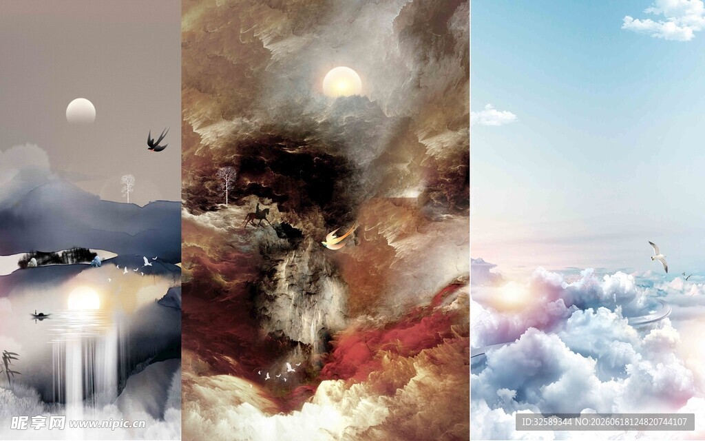 梦幻云端奇幻景象