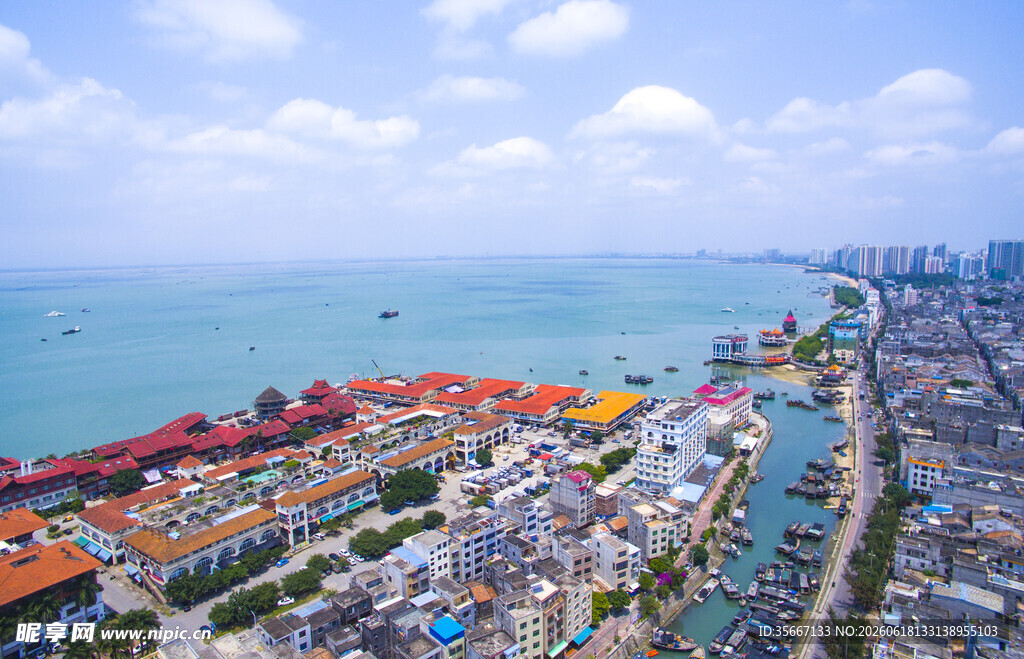海滨游乐城俯瞰美景