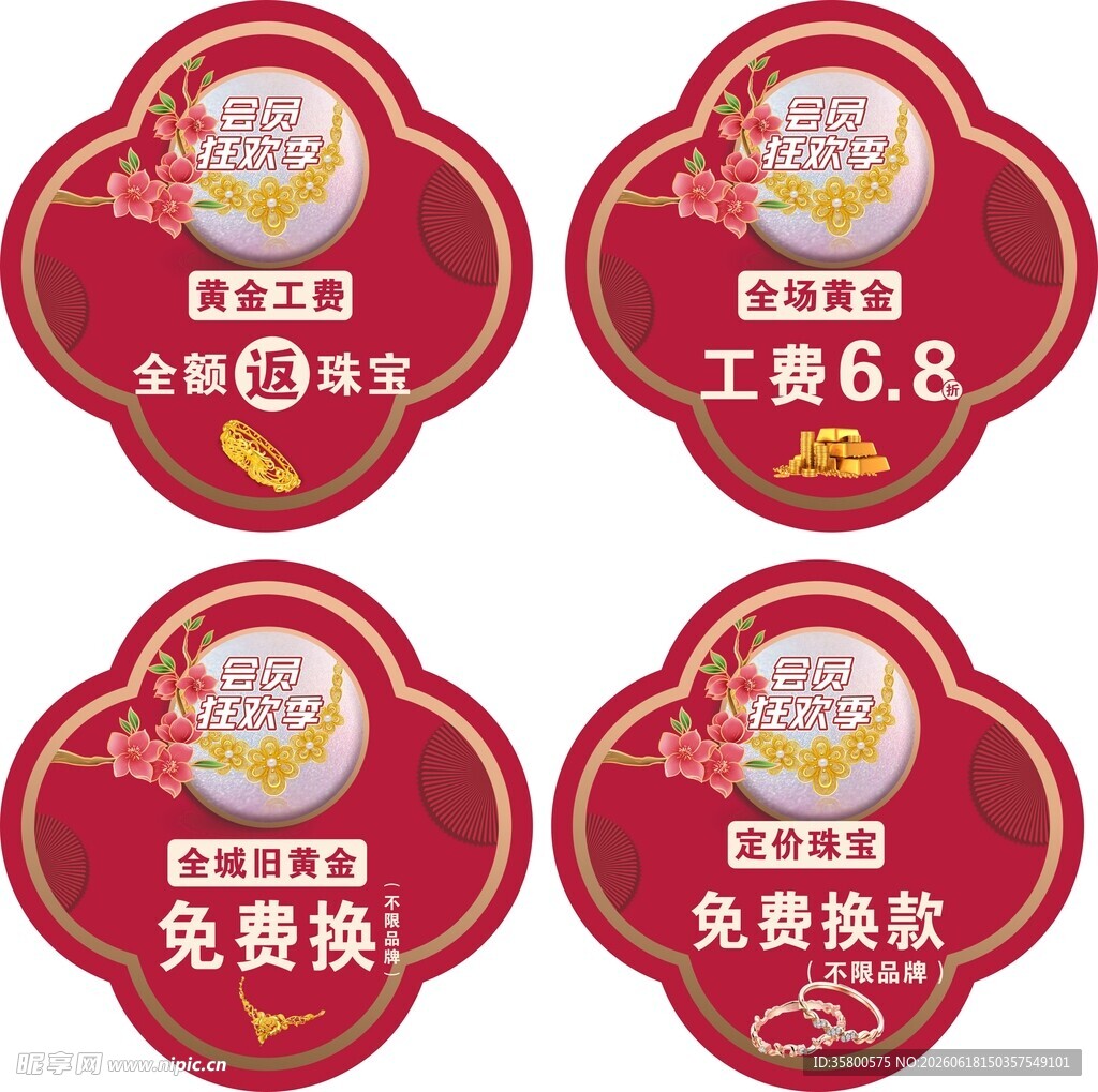 珠宝店地贴