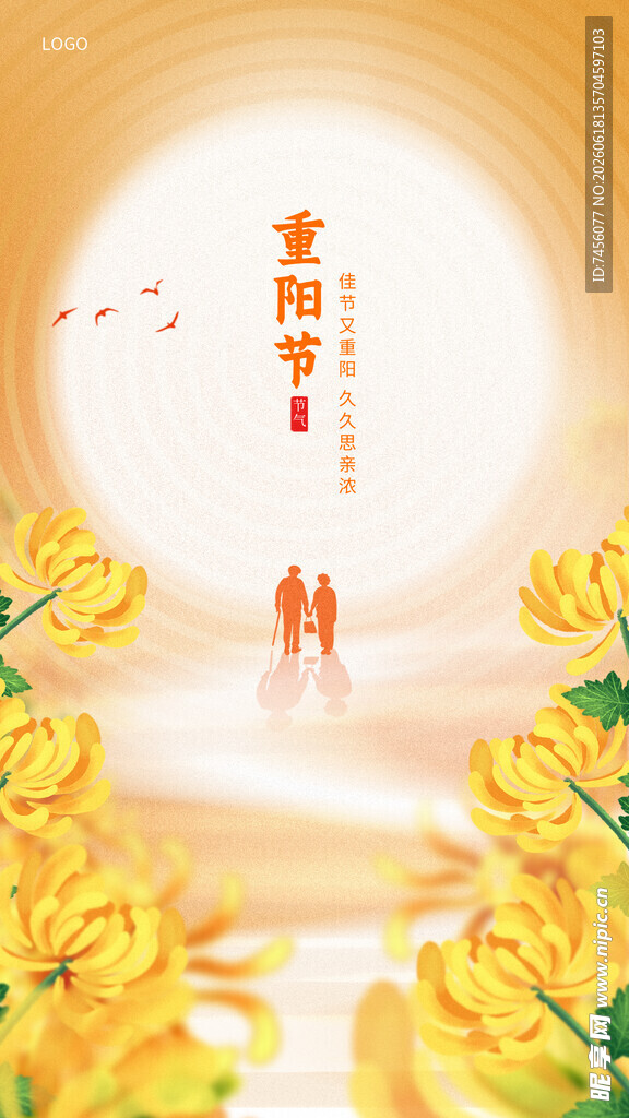 重阳佳节漫步赏菊之景