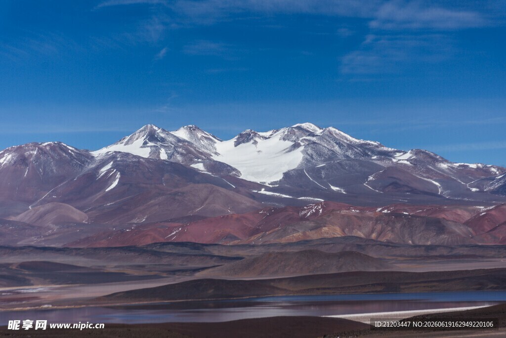 壮丽雪山风景