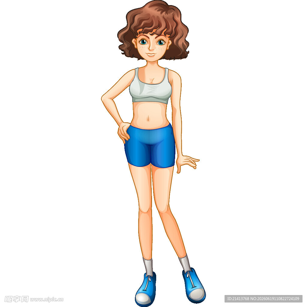 活力运动女孩