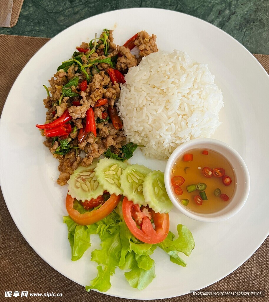 泰式风味炒饭套餐