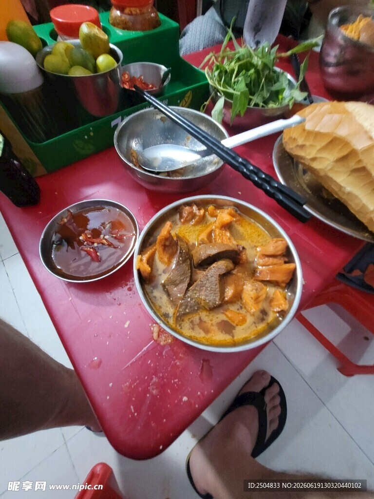 街头美味小吃摊美食