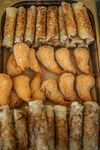 美味烘焙卷类美食展示