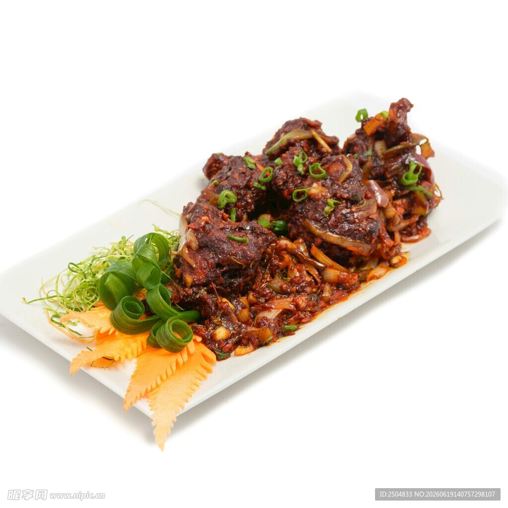 香辣牛肉条摆盘精致