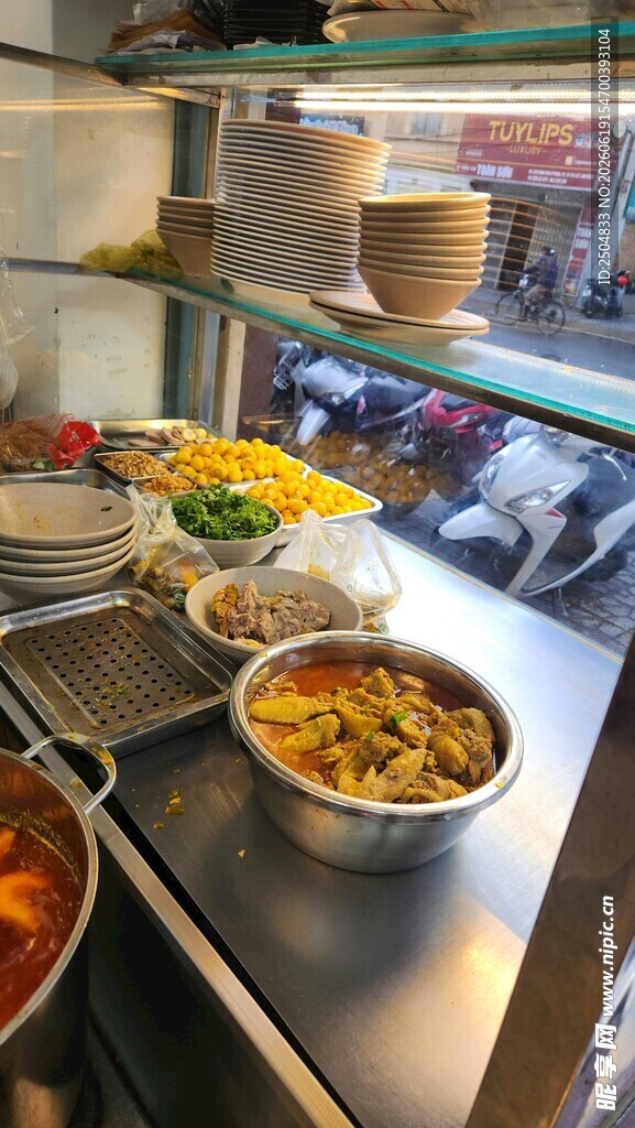 自助美食多样展示