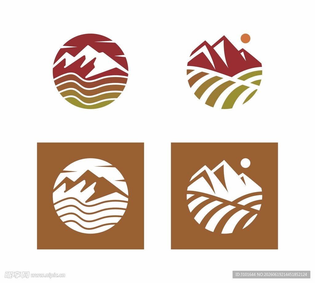 山标志模板