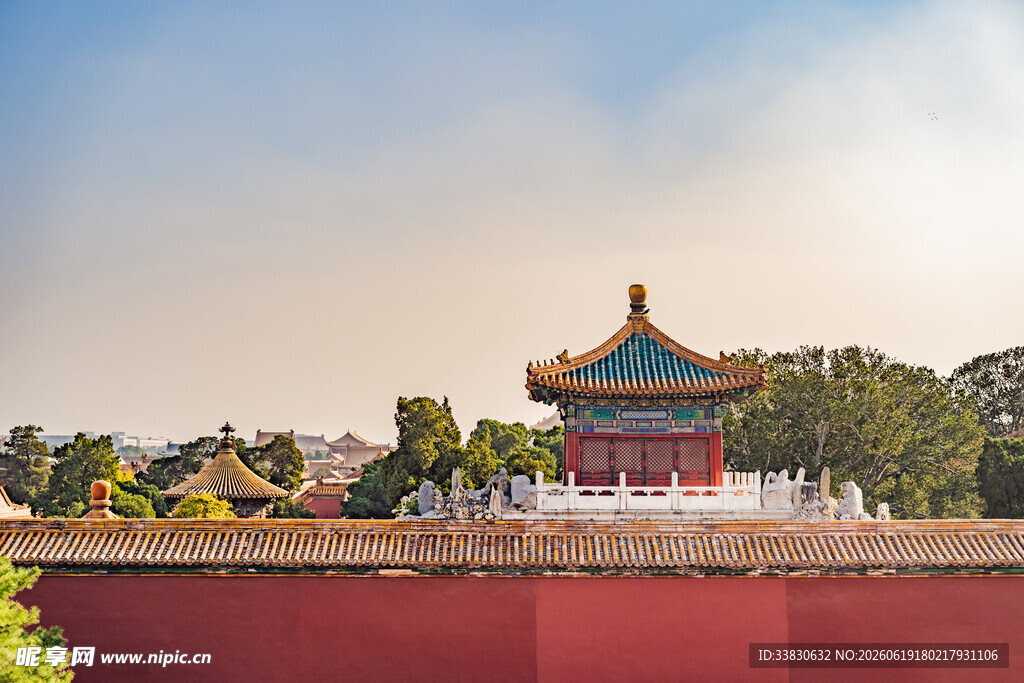 故宫一角古建筑美景
