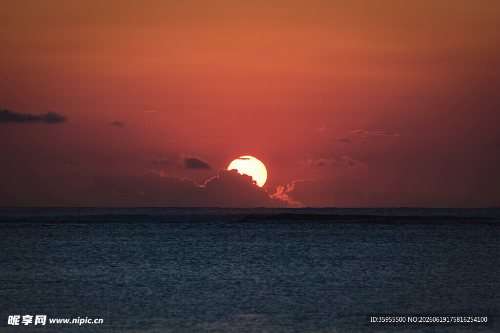海上日落美景
