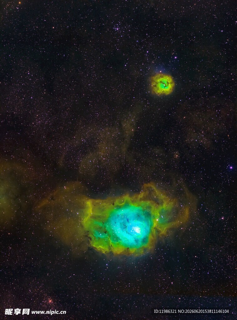 绚丽星云景象