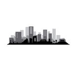城市建筑剪影