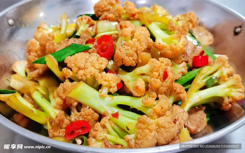 干锅花菜美食图片