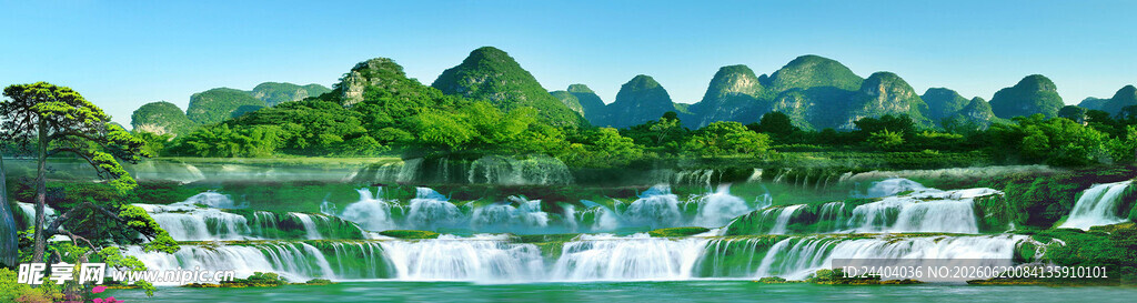 山水风光图
