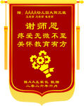 学生致谢锦旗 幼儿园