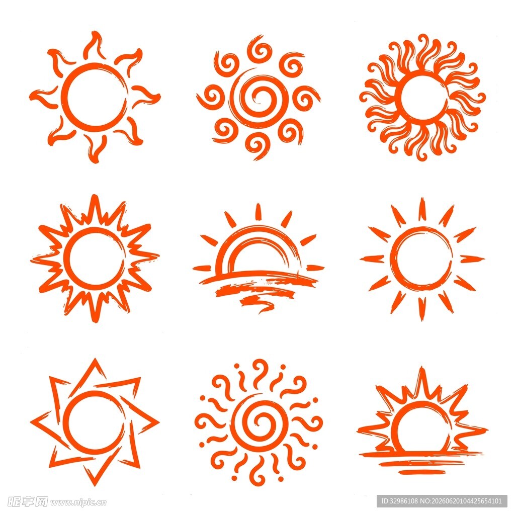 太阳图案合集