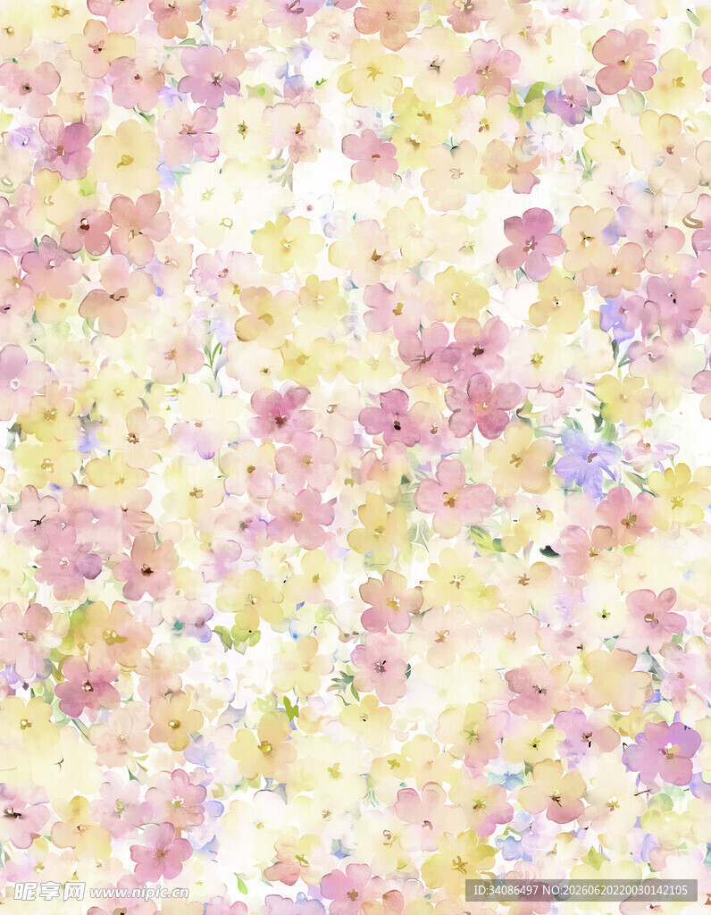 扎染花 手绘花 碎花