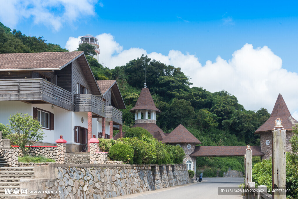 山间特色建筑群