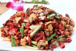 香辣辣子鸡美食图片