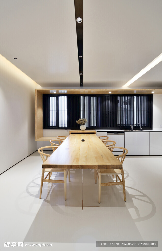 简约现代风的餐厅空间