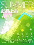 立夏节海报展板素材